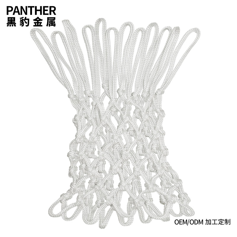 12扣加粗白色滌綸標準籃圈網(wǎng)